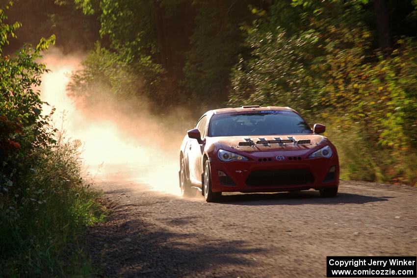 Eric Anderson / Taylor Haelterman Toyota FR-S on SS6, Norway North.