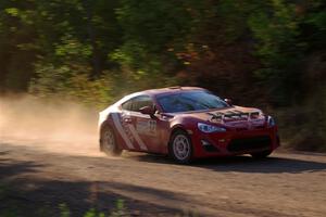 Eric Anderson / Taylor Haelterman Toyota FR-S on SS6, Norway North.