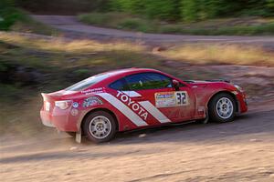Eric Anderson / Taylor Haelterman Toyota FR-S on SS6, Norway North.