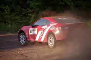 Eric Anderson / Taylor Haelterman Toyota FR-S on SS6, Norway North.