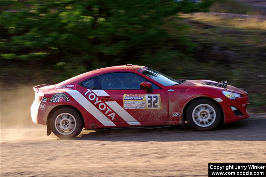 Eric Anderson / Taylor Haelterman Toyota FR-S on SS6, Norway North.