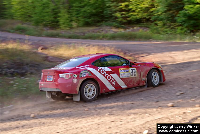 Eric Anderson / Taylor Haelterman Toyota FR-S on SS6, Norway North.