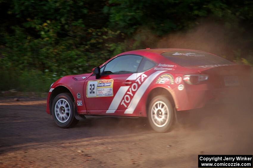 Eric Anderson / Taylor Haelterman Toyota FR-S on SS6, Norway North.