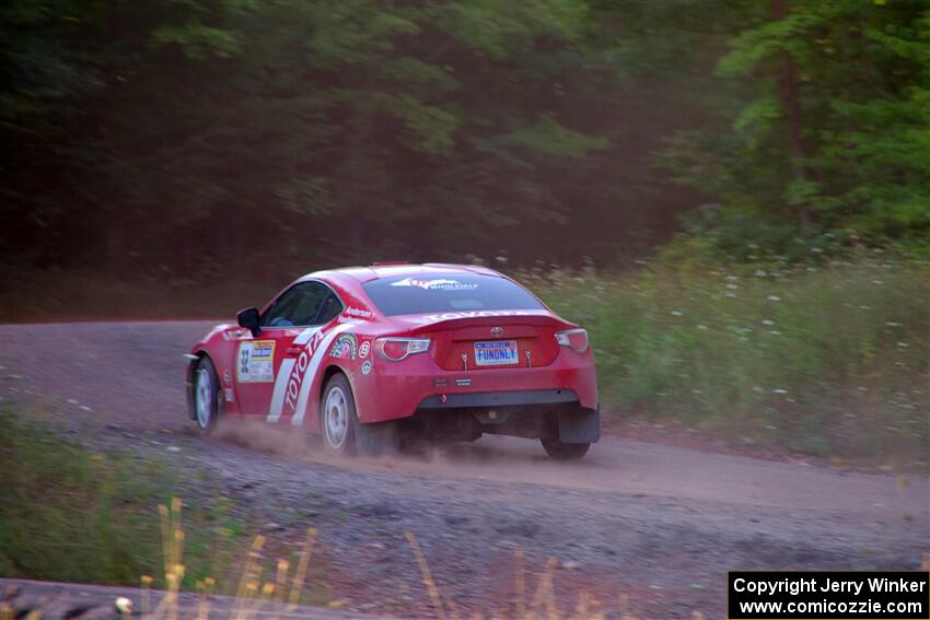 Eric Anderson / Taylor Haelterman Toyota FR-S on SS6, Norway North.