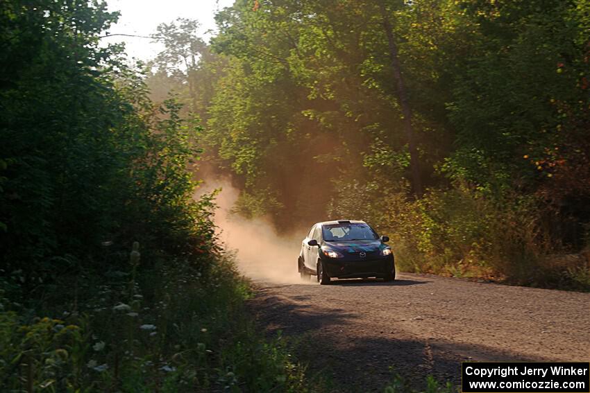 Matt Wolfe / Cray Dumeah Mazda 2 on SS6, Norway North.