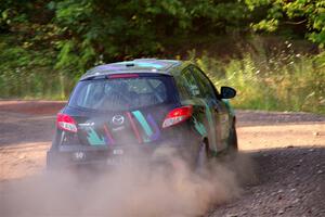 Matt Wolfe / Cray Dumeah Mazda 2 on SS6, Norway North.