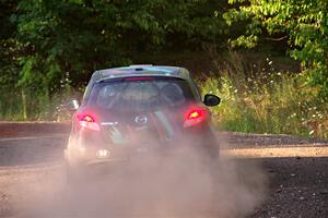 Matt Wolfe / Cray Dumeah Mazda 2 on SS6, Norway North.