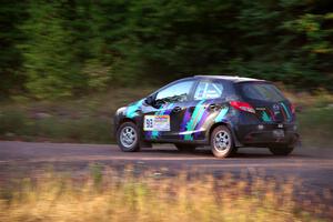 Matt Wolfe / Cray Dumeah Mazda 2 on SS6, Norway North.