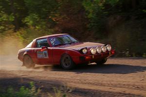 Colin Redner / Michael Claiborne Mazda RX-7 on SS6, Norway North.