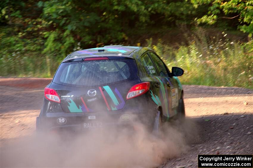 Matt Wolfe / Cray Dumeah Mazda 2 on SS6, Norway North.