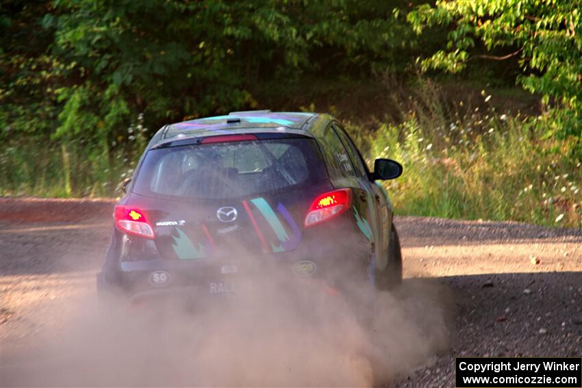 Matt Wolfe / Cray Dumeah Mazda 2 on SS6, Norway North.