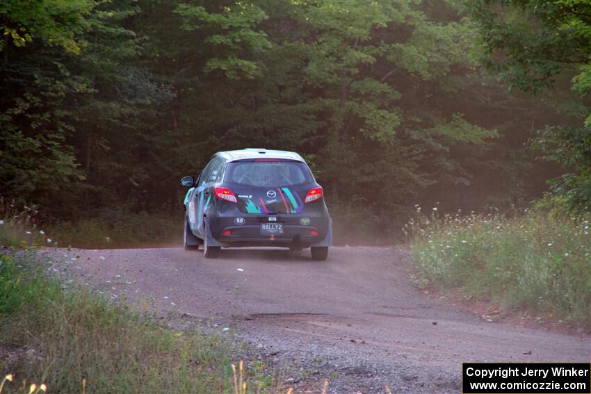 Matt Wolfe / Cray Dumeah Mazda 2 on SS6, Norway North.