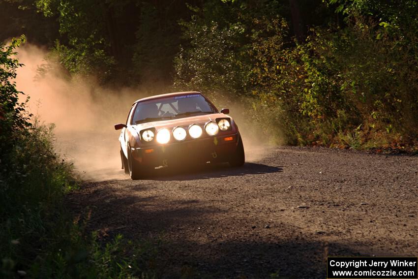Colin Redner / Michael Claiborne Mazda RX-7 on SS6, Norway North.
