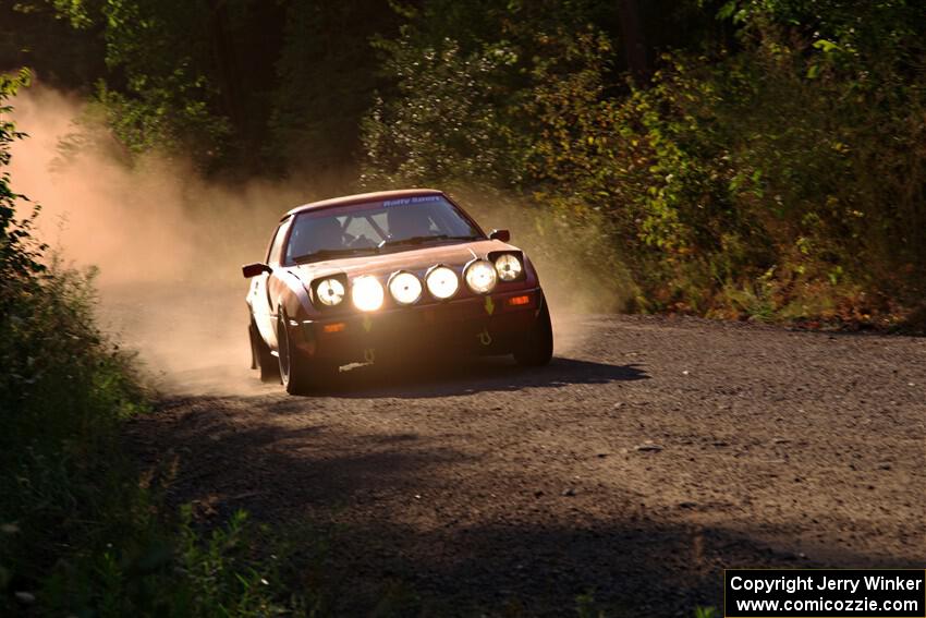 Colin Redner / Michael Claiborne Mazda RX-7 on SS6, Norway North.
