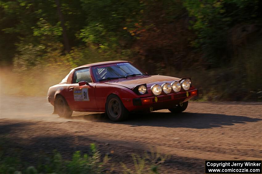 Colin Redner / Michael Claiborne Mazda RX-7 on SS6, Norway North.