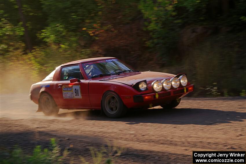 Colin Redner / Michael Claiborne Mazda RX-7 on SS6, Norway North.