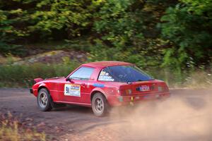 Colin Redner / Michael Claiborne Mazda RX-7 on SS6, Norway North.