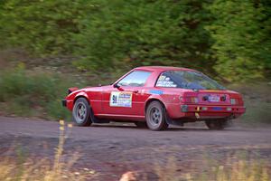 Colin Redner / Michael Claiborne Mazda RX-7 on SS6, Norway North.