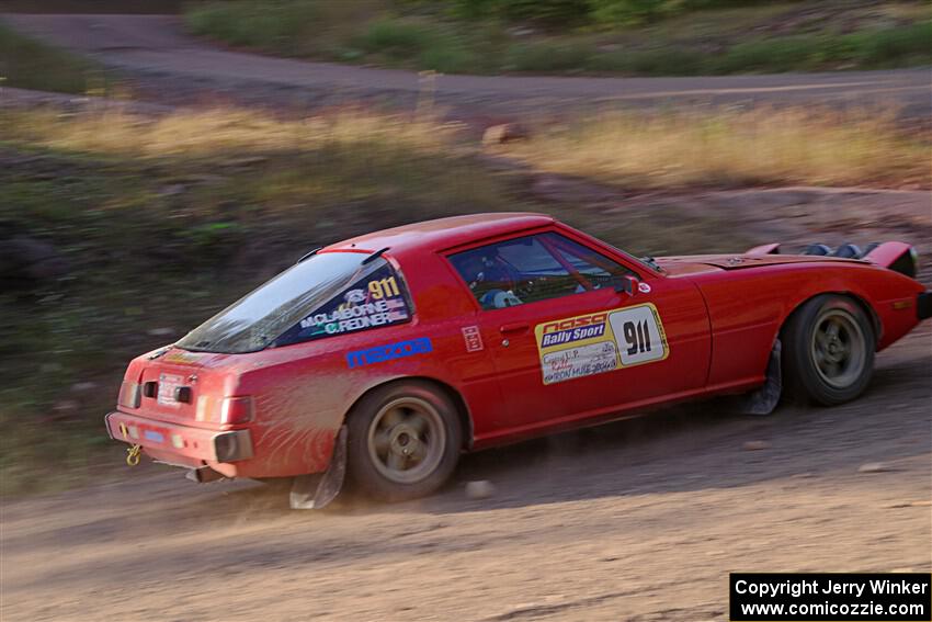 Colin Redner / Michael Claiborne Mazda RX-7 on SS6, Norway North.