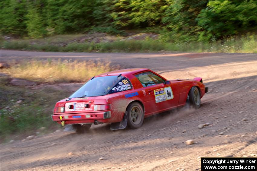 Colin Redner / Michael Claiborne Mazda RX-7 on SS6, Norway North.