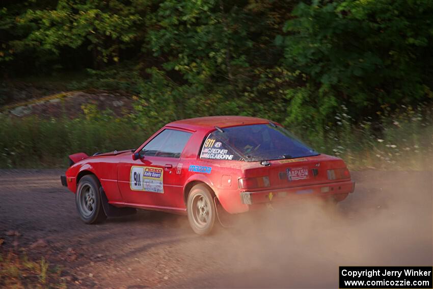 Colin Redner / Michael Claiborne Mazda RX-7 on SS6, Norway North.