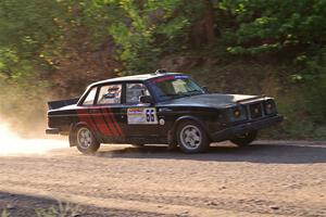 Adam Brock / Shanti Witt Volvo 244 on SS6, Norway North.