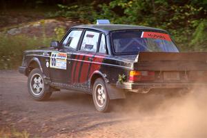 Adam Brock / Shanti Witt Volvo 244 on SS6, Norway North.