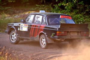 Adam Brock / Shanti Witt Volvo 244 on SS6, Norway North.