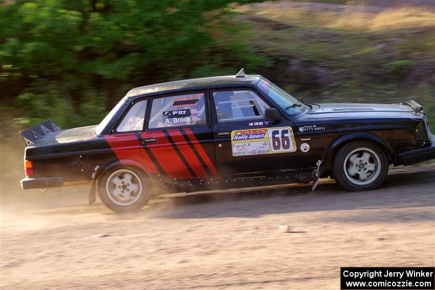Adam Brock / Shanti Witt Volvo 244 on SS6, Norway North.