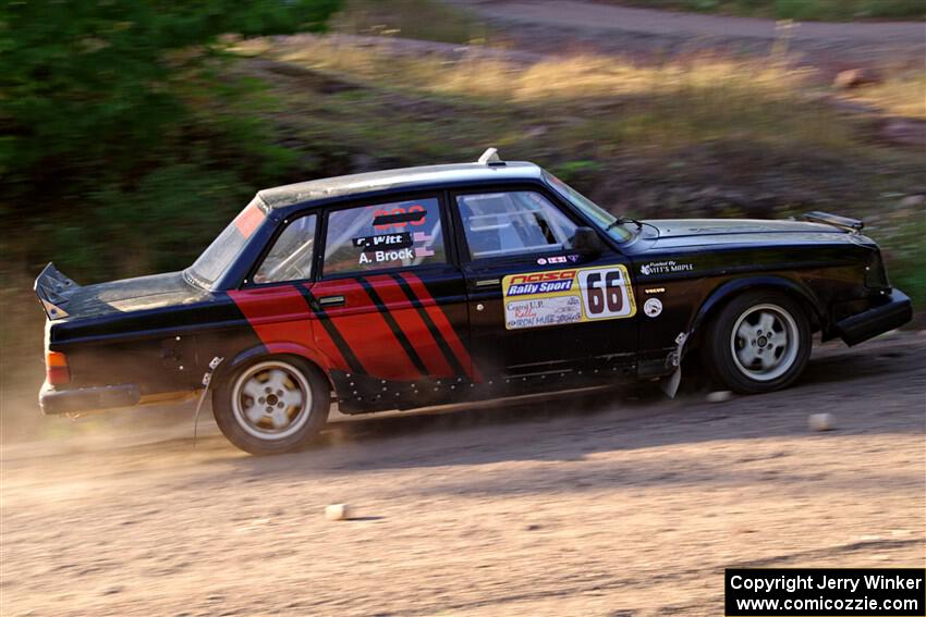 Adam Brock / Shanti Witt Volvo 244 on SS6, Norway North.