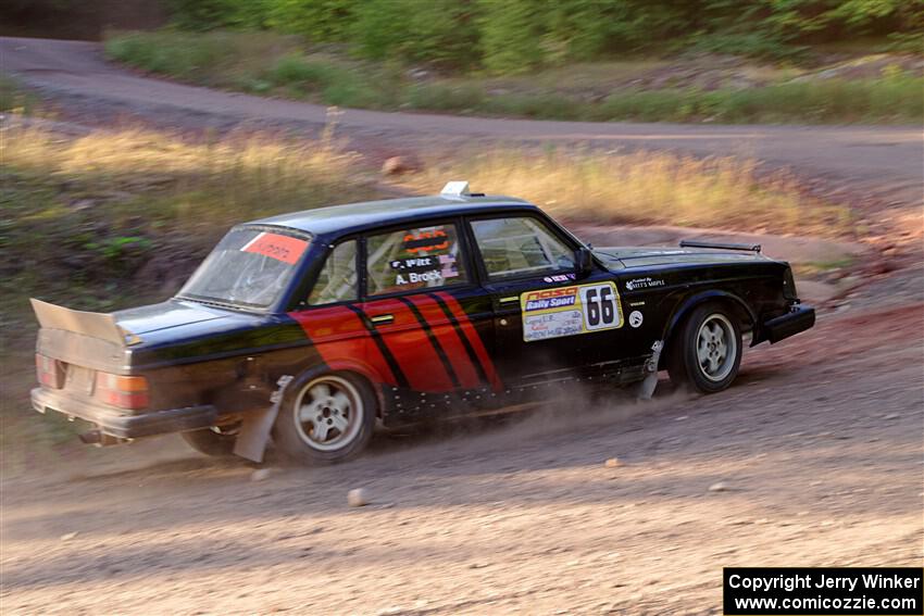 Adam Brock / Shanti Witt Volvo 244 on SS6, Norway North.