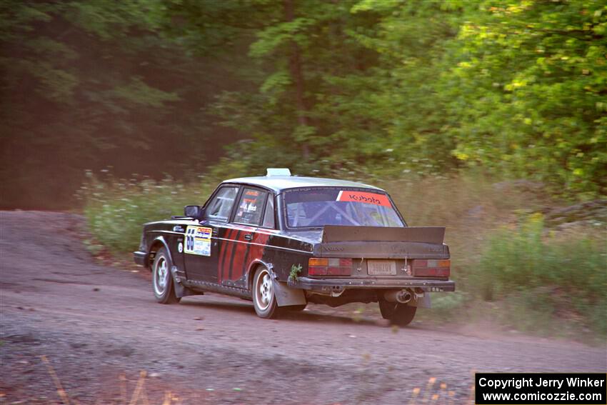 Adam Brock / Shanti Witt Volvo 244 on SS6, Norway North.