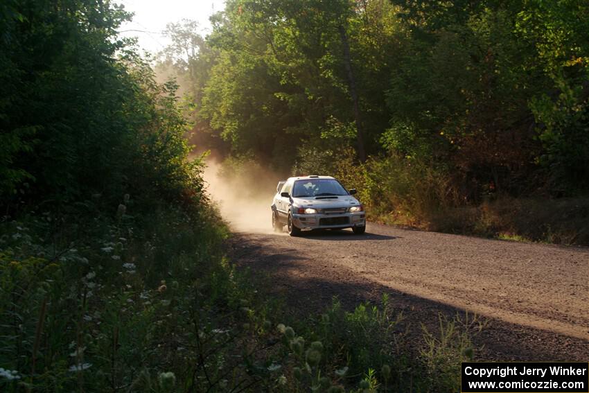 Sergio Spinelli / Danny Rice Subaru Impreza on SS6, Norway North.
