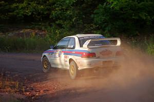 Sergio Spinelli / Danny Rice Subaru Impreza on SS6, Norway North.