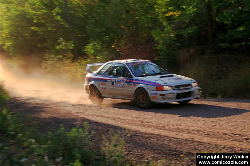 Sergio Spinelli / Danny Rice Subaru Impreza on SS6, Norway North.