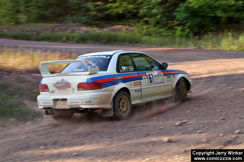 Sergio Spinelli / Danny Rice Subaru Impreza on SS6, Norway North.