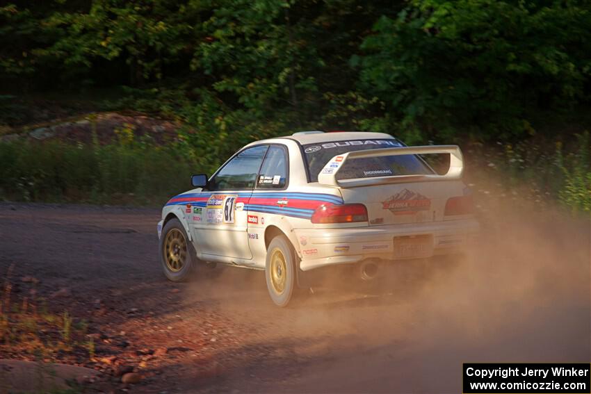 Sergio Spinelli / Danny Rice Subaru Impreza on SS6, Norway North.