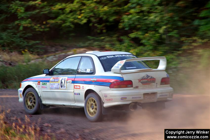Sergio Spinelli / Danny Rice Subaru Impreza on SS6, Norway North.