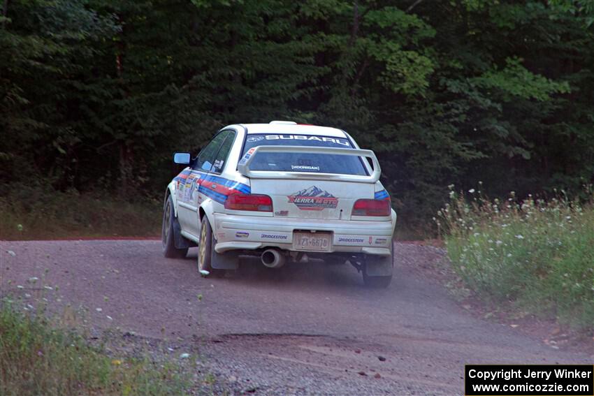 Sergio Spinelli / Danny Rice Subaru Impreza on SS6, Norway North.