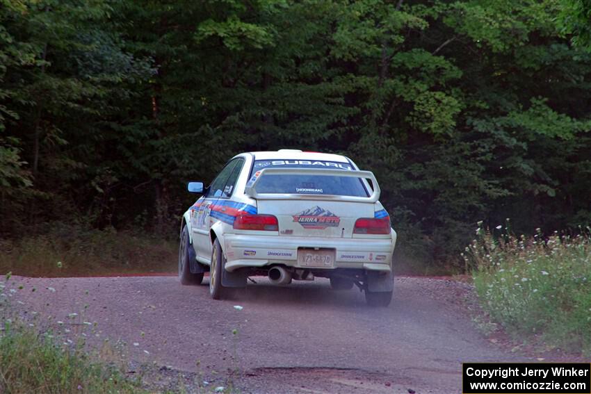 Sergio Spinelli / Danny Rice Subaru Impreza on SS6, Norway North.