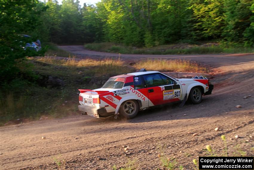 Bryce Murphy / Braxton Murphy Toyota Celica GTS on SS6, Norway North.