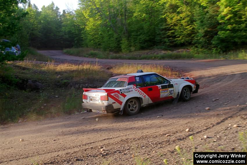 Bryce Murphy / Braxton Murphy Toyota Celica GTS on SS6, Norway North.