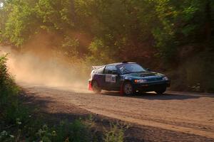Maegan Burkart / Bryce Proseus Honda CRX Si on SS6, Norway North.