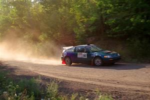 Maegan Burkart / Bryce Proseus Honda CRX Si on SS6, Norway North.