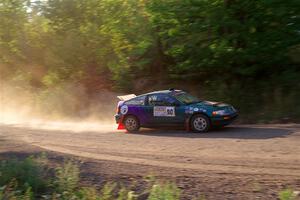 Maegan Burkart / Bryce Proseus Honda CRX Si on SS6, Norway North.