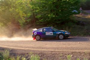 Maegan Burkart / Bryce Proseus Honda CRX Si on SS6, Norway North.