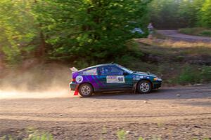 Maegan Burkart / Bryce Proseus Honda CRX Si on SS6, Norway North.