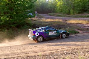 Maegan Burkart / Bryce Proseus Honda CRX Si on SS6, Norway North.