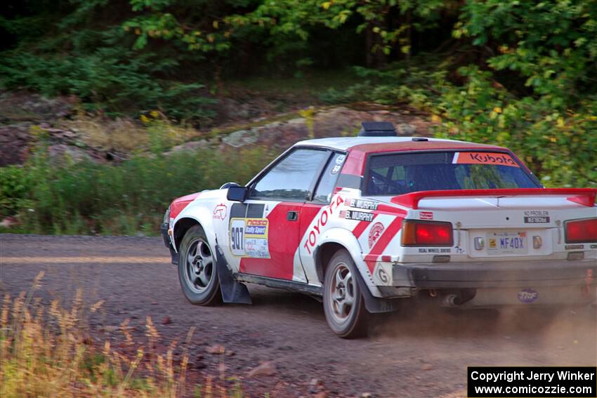 Bryce Murphy / Braxton Murphy Toyota Celica GTS on SS6, Norway North.