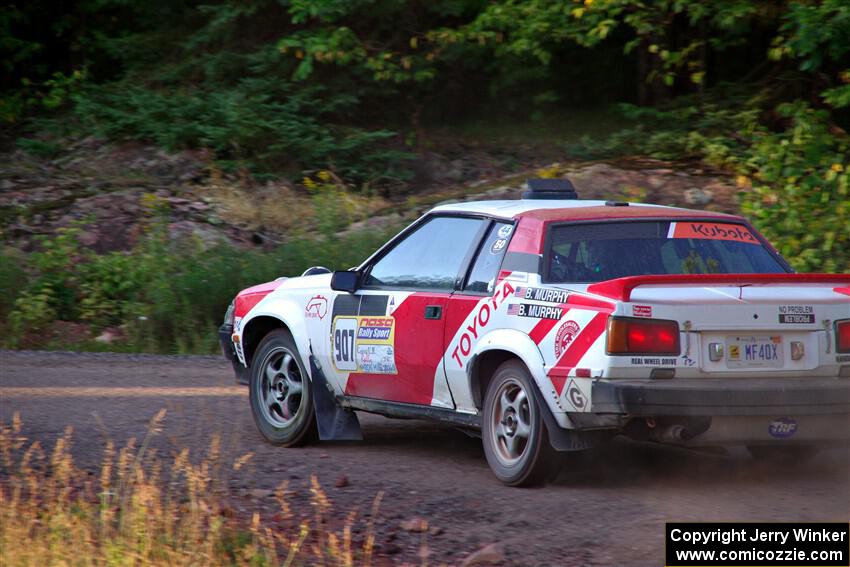 Bryce Murphy / Braxton Murphy Toyota Celica GTS on SS6, Norway North.
